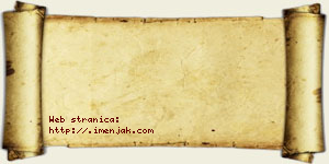 Blaža Radivanović vizit kartica